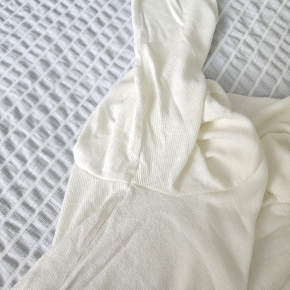 Wilfred Turtleneck Top Soft Modal Cream Ivory - Picture 4 of 4